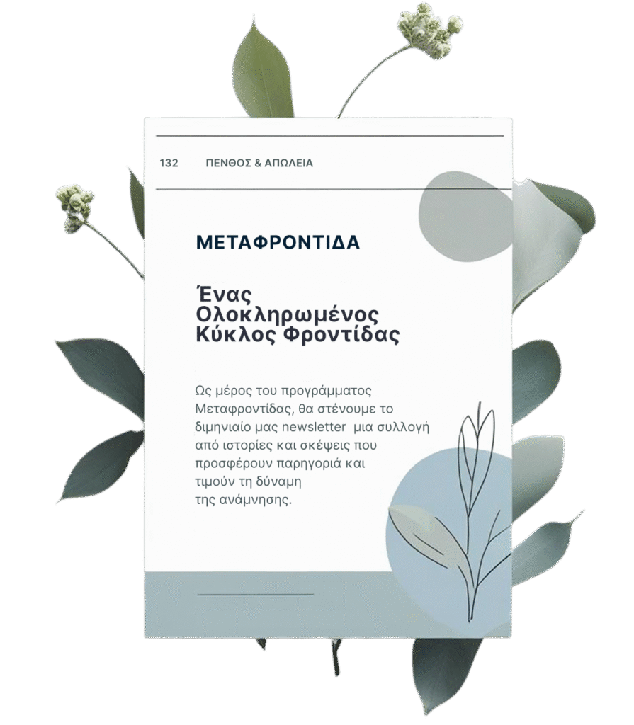 Μεταφροντίδα πλήρες ολοκληρωμένο πρόγραμμα