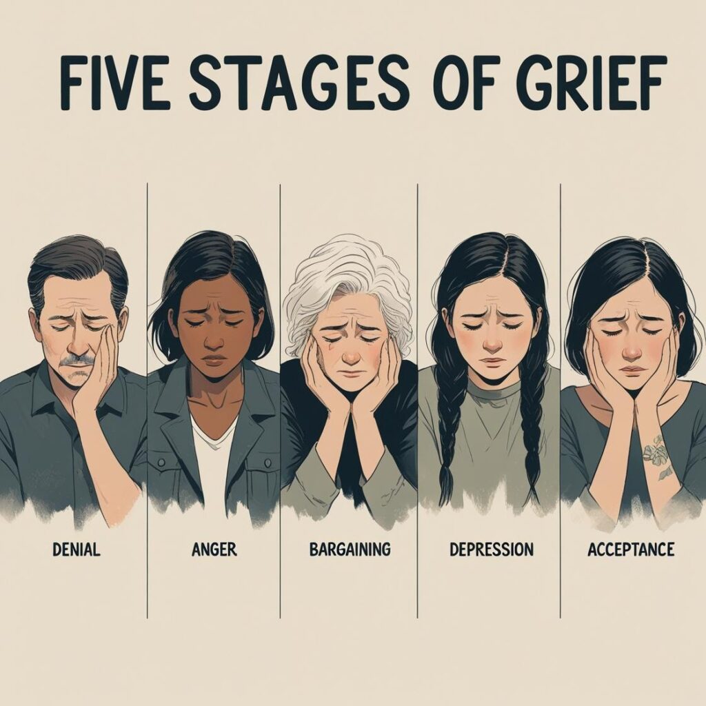 5 στάδια του πένθους