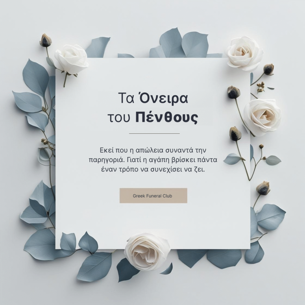 Τα όνειρα του πένθους και απώλειας